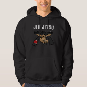 Jiu Jitsu BJJ Sloth Jiu Jitsu Black Belt met Hoodie