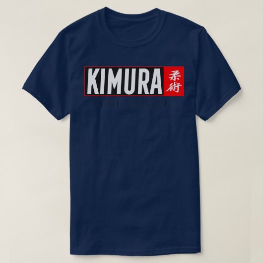 Jiu Jitsu Black Belt Kimura Dark Gift Martial Arts T-shirt (Design voorkant)