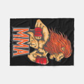 Jiu-jitsu, Boksen, Kickboksen, En Mma S Fleece Deken (Voorkant (Horizontaal))