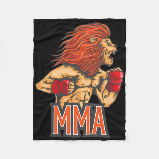 Jiu-jitsu, Boksen, Kickboksen, En Mma S Fleece Deken (Voorkant)