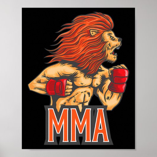 Jiu-jitsu, Boksen, Kickboksen, En Mma S Poster (Voorkant)