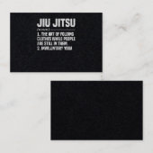 Jiu Jitsu Brazilian Martial Arts Training Visitekaartje (Voorkant / Achterkant)