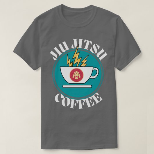 JIU JITSU COFFEE COFFEE LOGO COFFEE WITH A KICK 1 T-SHIRT (Design voorkant)
