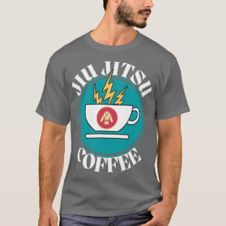 JIU JITSU COFFEE COFFEE LOGO COFFEE WITH A KICK 1 T-SHIRT