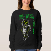 Jiu Jitsu Cool Astronaut Chill Mma Muay Thai Fight Trui (Voorkant)