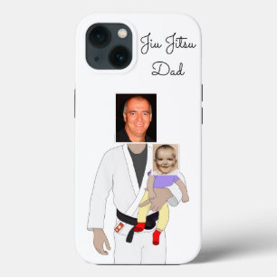 Jiu Jitsu Dad Custom Photos and Handwritten Text Case-Mate iPhone Case