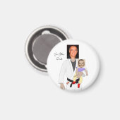 Jiu Jitsu Dad Custom Photos and Handwritten Text Magneet (Voorkant / Achterkant)