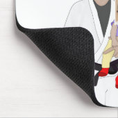 Jiu Jitsu Dad Custom Photos and Handwritten Text Muismat (Hoek)