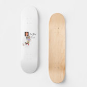 Jiu Jitsu Dad Custom Photos and Handwritten Text Persoonlijk Skateboard (Voorkant)