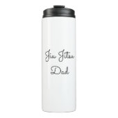 Jiu Jitsu Dad Custom Photos and Handwritten Text Thermosbeker (Voorkant)