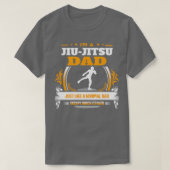 Jiu Jitsu Dad met kerstcadeaus of Birthday Cadeau T-shirt (Design voorkant)