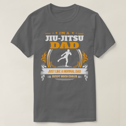 Jiu Jitsu Dad met kerstcadeaus of Birthday Cadeau T-shirt (Design voorkant)