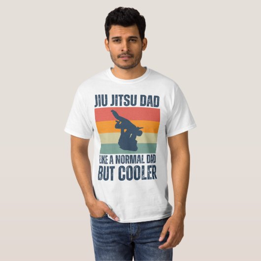 Jiu Jitsu Dad T-shirt (Voorkant volledig)