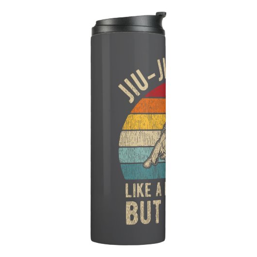 Jiu-Jitsu Dad Thermosbeker (Gedraaid links)