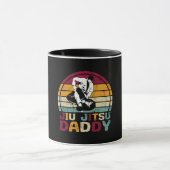 Jiu Jitsu Daddy Dad Martial Arts Retro Mok (Midden)
