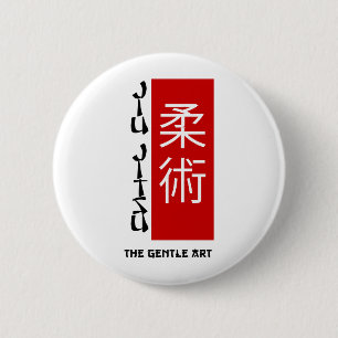 Jiu Jitsu - De Gentle Art Ronde Button 5,7 Cm