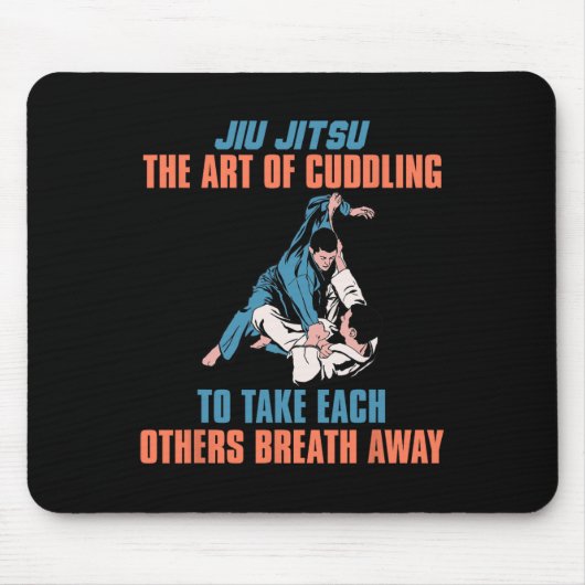 Jiu Jitsu De Kunst Van Knuffelen Om Elkaars Muismat (Voorkant)