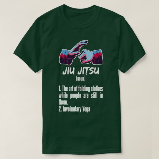 Jiu Jitsu Definition Funny BJJ Fighter Gift T-shirt (Design voorkant)
