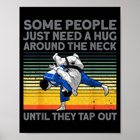 Jiu Jitsu Design For Men Women Kids Bjj Brazilian  Poster (Voorkant)