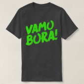Jiu Jitsu Design Vamo Bora Green Light Martial Art T-shirt (Design voorkant)