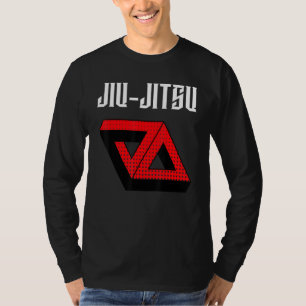 Jiu Jitsu Double Gracie Triangle getild Mma Bjj T-shirt
