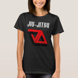 Jiu Jitsu Double Gracie Triangle getild Mma Bjj T-shirt
