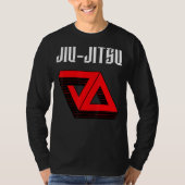 Jiu Jitsu Double Gracie Triangle Mma Bjj Muay T T-shirt (Voorkant)