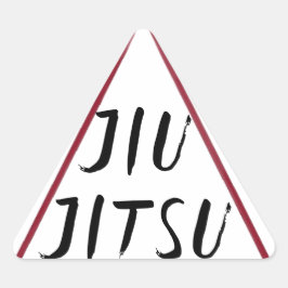 Jiu Jitsu Driehoek Auto Sticker Decal