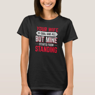 Jiu Jitsu-echtgenoot BJJ Jiu Jitsu Mijn vrouw is c T-shirt
