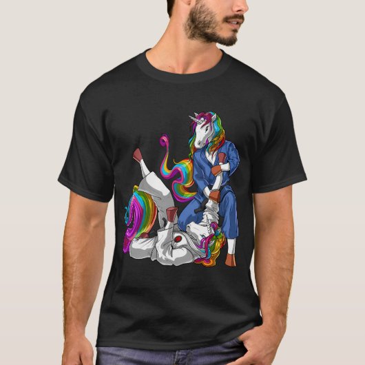 Jiu-Jitsu Eenhoorns T-shirt (Voorkant)