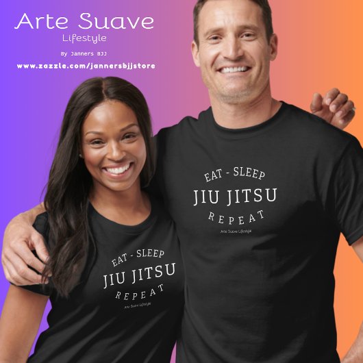 Jiu Jitsu Eet Slaap Herhaal Arte Suave Lifestyle T-shirt