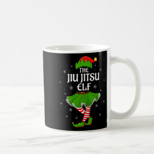 Jiu Jitsu Elf Kerstmis Familie Meisjes Vrouwen Elf Koffiemok