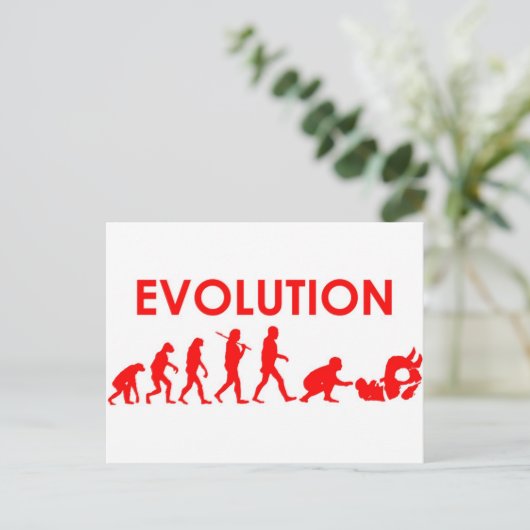 Jiu Jitsu Evolution Briefkaart (Staand voorkant)