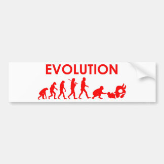 Jiu Jitsu Evolution Bumpersticker