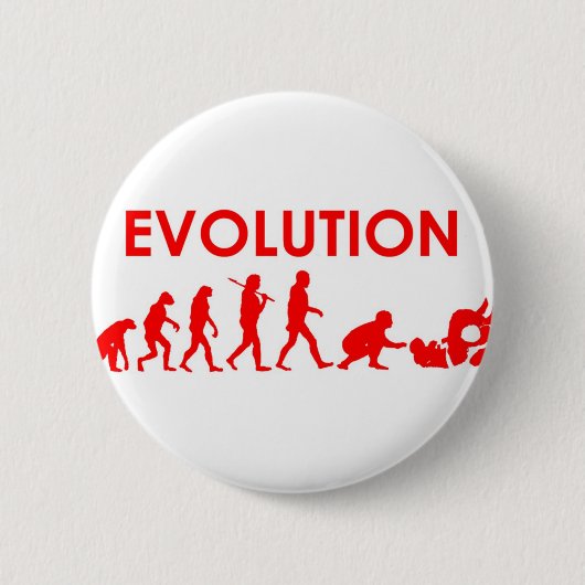 Jiu Jitsu Evolution Ronde Button 5,7 Cm (Voorkant)
