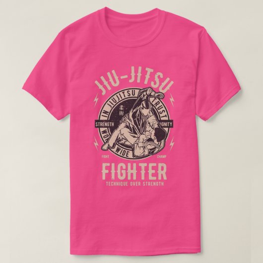 Jiu Jitsu Fighter BJJ fighter T-shirt (Design voorkant)