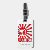 Jiu Jitsu Fighter Japans  Martial Arts Bagagelabel (Voorkant verticaal)