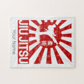 Jiu Jitsu Fighter Japans  Martial Arts Legpuzzel (Horizontaal)