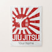 Jiu Jitsu Fighter Japans  Martial Arts Legpuzzel (Verticaal)