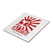 Jiu Jitsu Fighter Japans  Martial Arts Tegeltje (Zijkant)