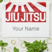 Jiu Jitsu Fighter Japans  Martial Arts Theedoek (Gevouwen)