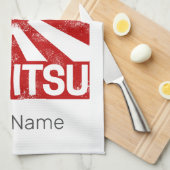 Jiu Jitsu Fighter Japans  Martial Arts Theedoek (Quarter Fold)