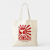 Jiu Jitsu Fighter Japans Martial Arts Tote Bag (Achterkant)