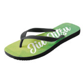 Jiu Jitsu Flip Flop - Green (Schuin)