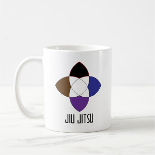 Jiu Jitsu Flower Koffiemok