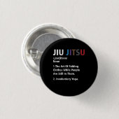 Jiu jitsu Funny Definition BJJ MMA Grappler Involu Ronde Button 3,2 Cm (Voorkant /achterkant)