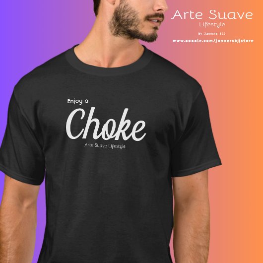 Jiu Jitsu Geniet van een Choke Arte Suave levensst T-shirt