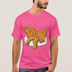 Jiu Jitsu Gingerbread in Armbar Skill BJJ Funny Gi T-shirt