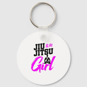 Jiu Jitsu Girl Brazilian Martial Arts Women Gift Sleutelhanger