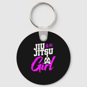 Jiu Jitsu Girl Brazilian Martial Arts Women Gift Sleutelhanger
